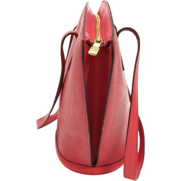 (L4) Louis Vuitton Shoulder Bag Red Epi Leather - Picture 2 of 9